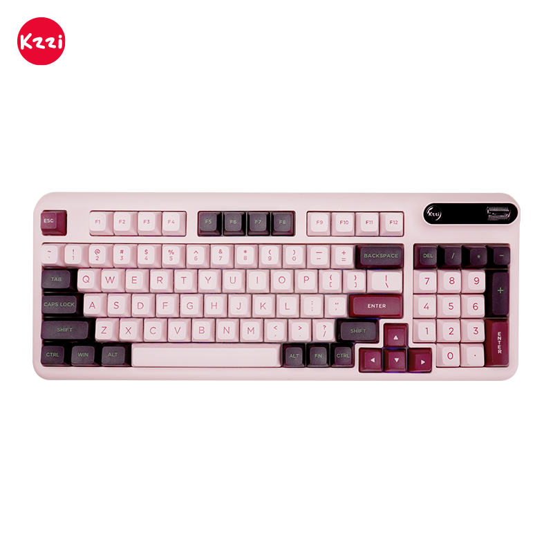 KZZI Z98 Fashion play Tri-Mode RGB Wired/Wiredless Mechanical Keyboard ...