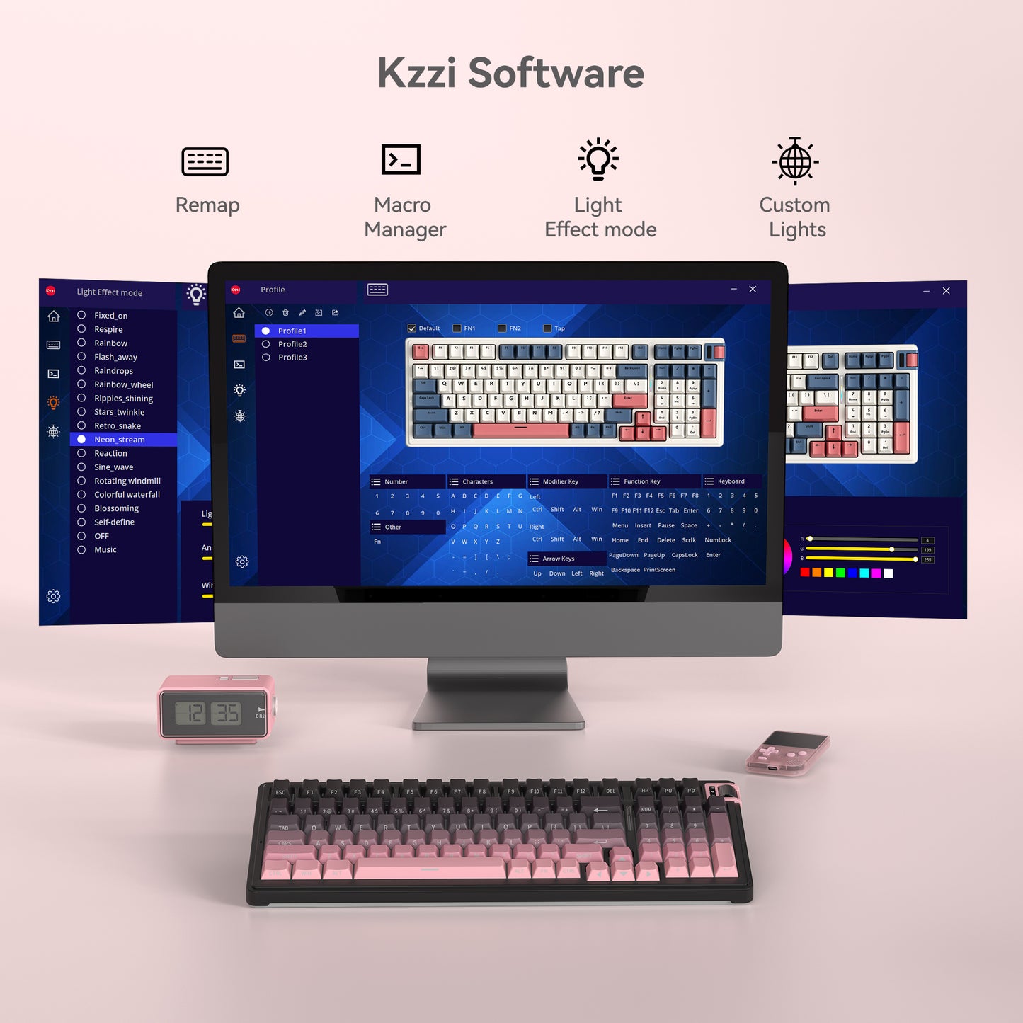Kzzi K98Pro Low Latency Gaming Keyboard