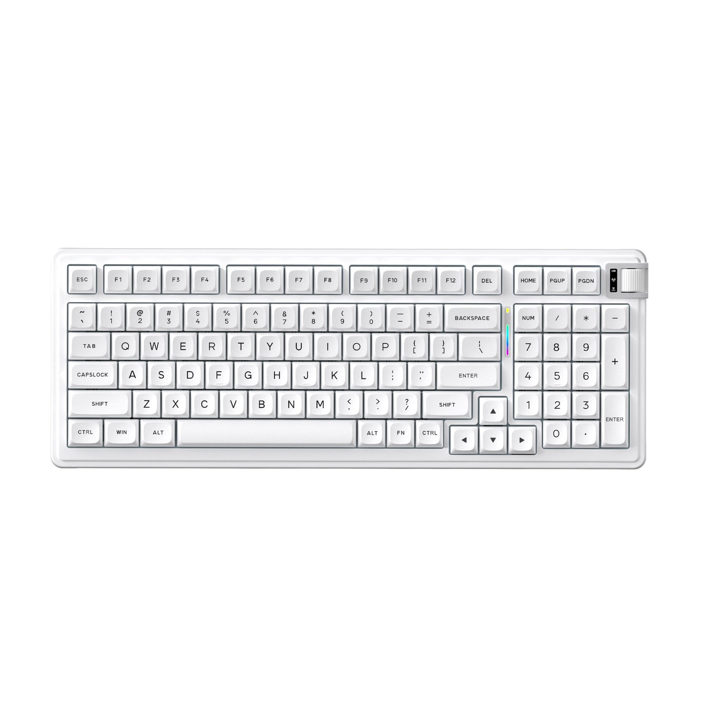 Kzzi K98 white mechanical keyboard
