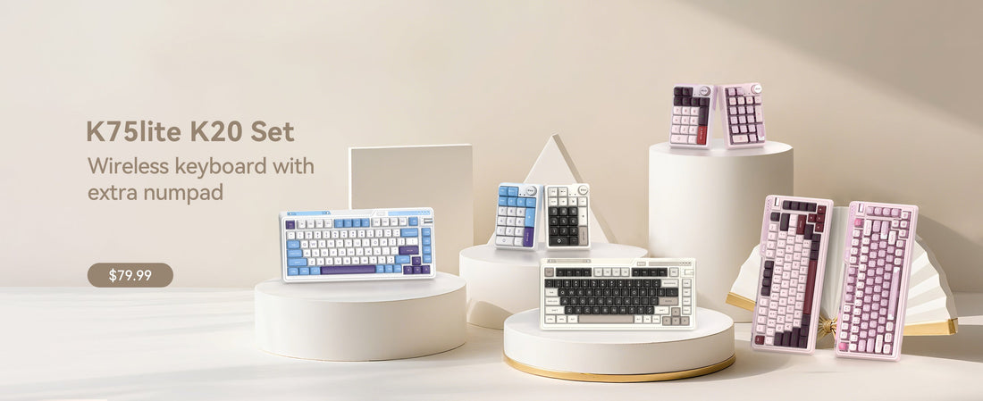 Kzzi k75 K20 mechanical keyboard set