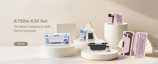 Kzzi k75 K20 mechanical keyboard set
