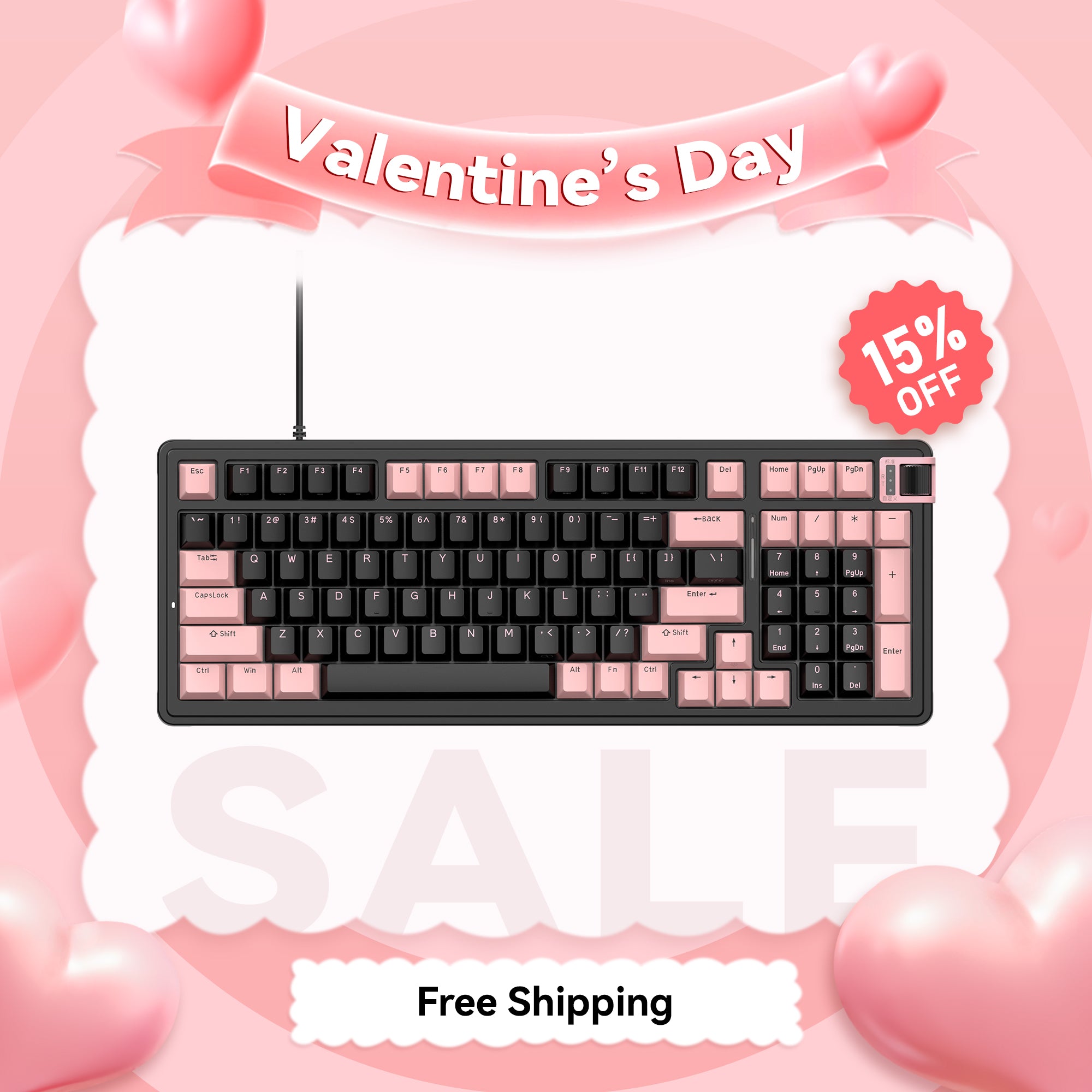 Kzzi Ares98 Hall Effect Magnetic Gaming Keyboard