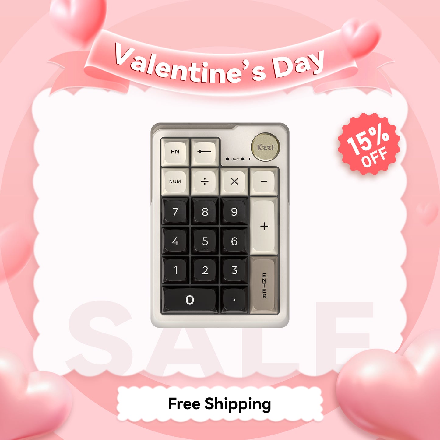 KZZI K20 Multi-function Knob Numpad