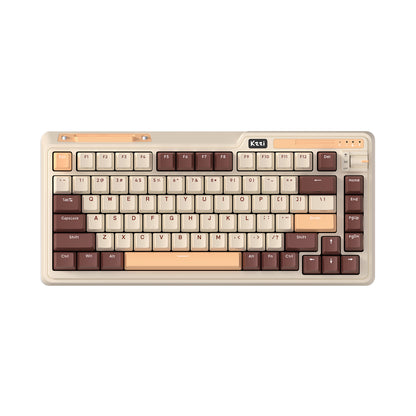 Kzzi Mousse_Brown_K75 mechanical keyboard