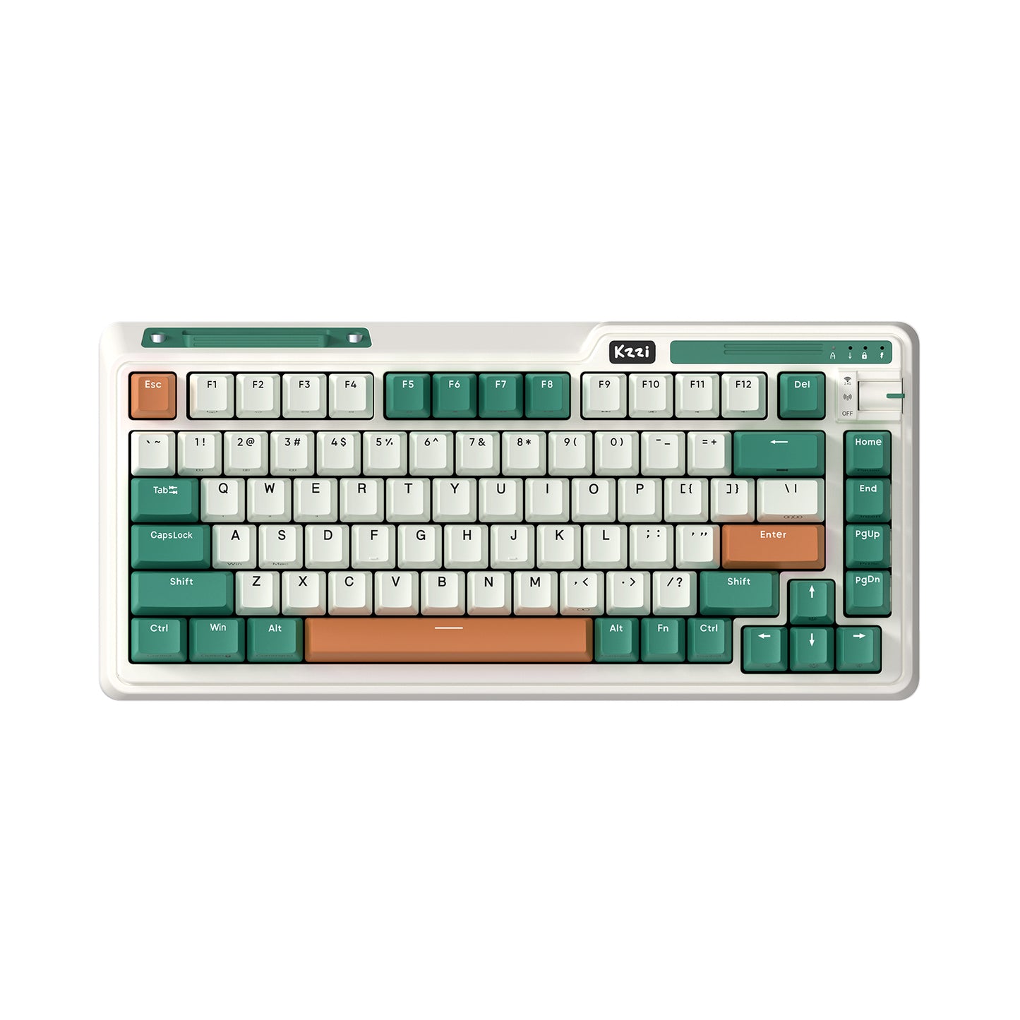 Kzzi Time_Machine_Green_75 mechanical keyboard