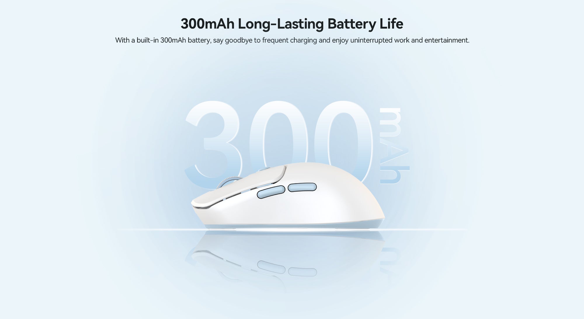 Kzzi Z1mini 300mAh wireless mouse