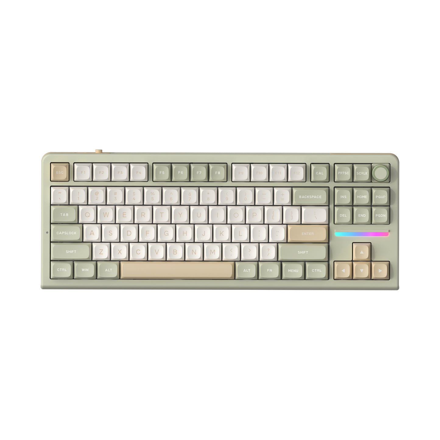 Kzzi Z87 green TKL keyboard