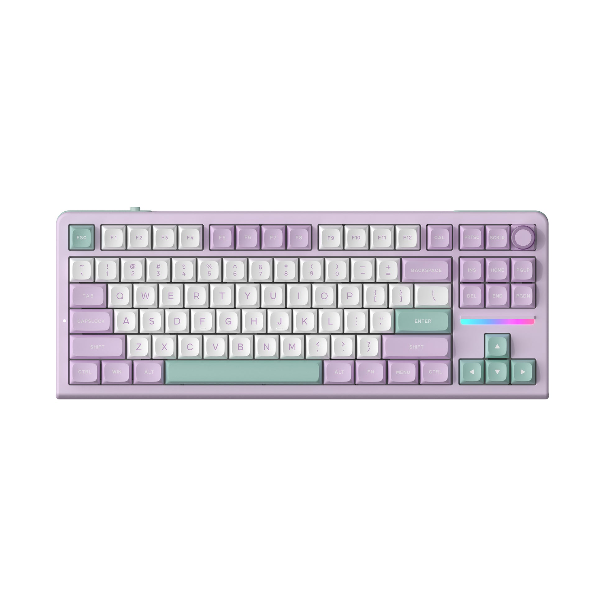 Kzzi Z87 purple TKL wireless keyboard