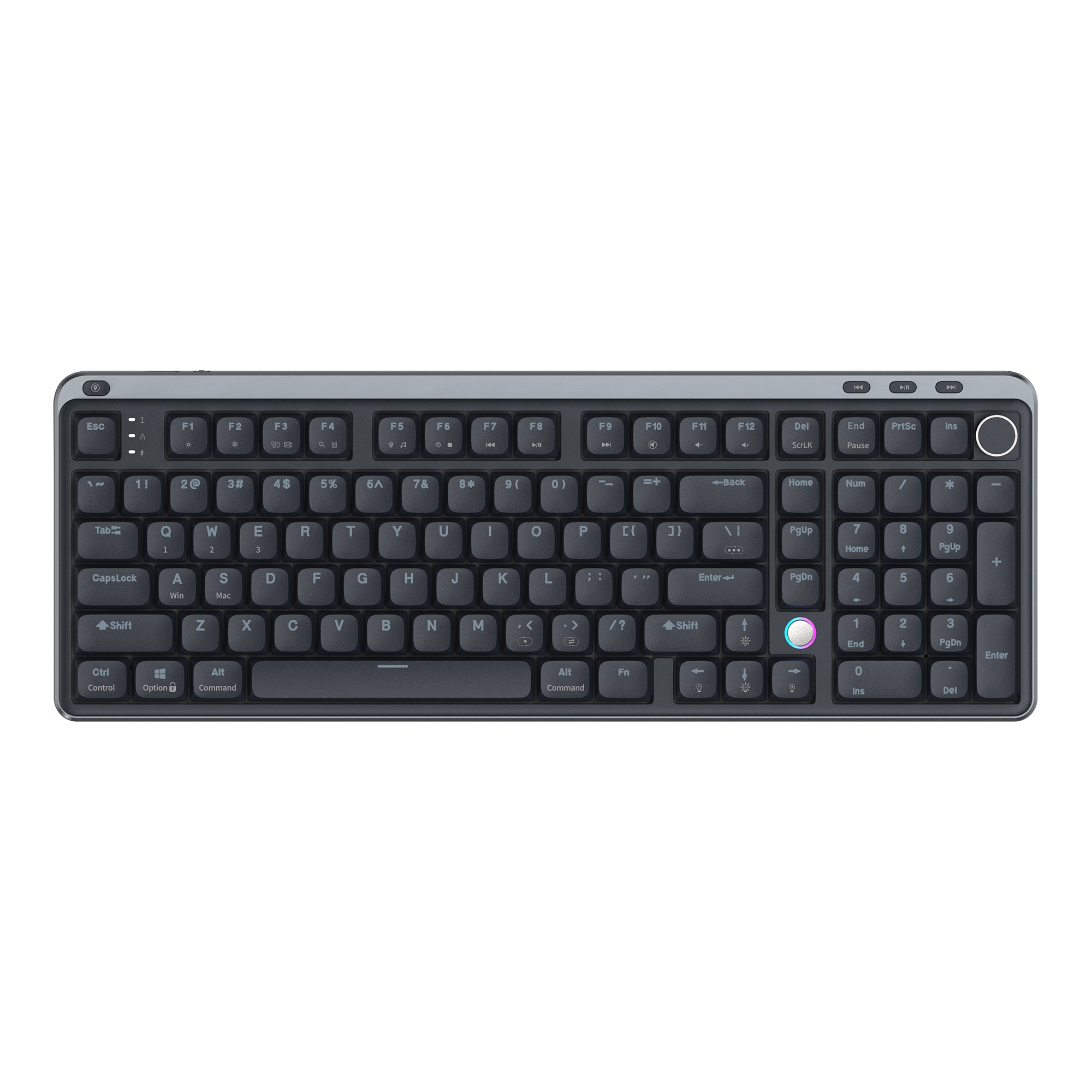 Kzzi i98 black full size low profile keyboard