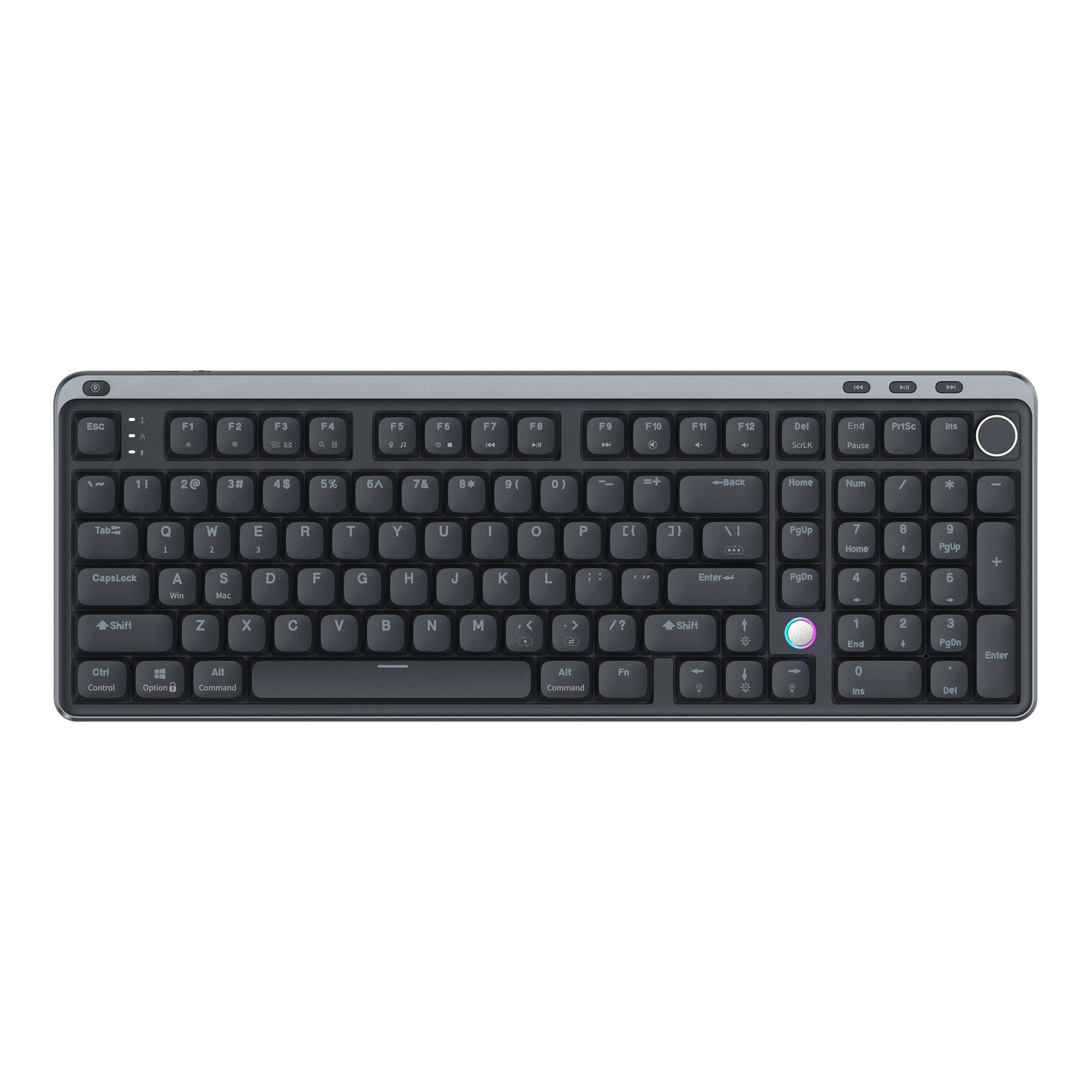 Kzzi i98 black full size low profile keyboard