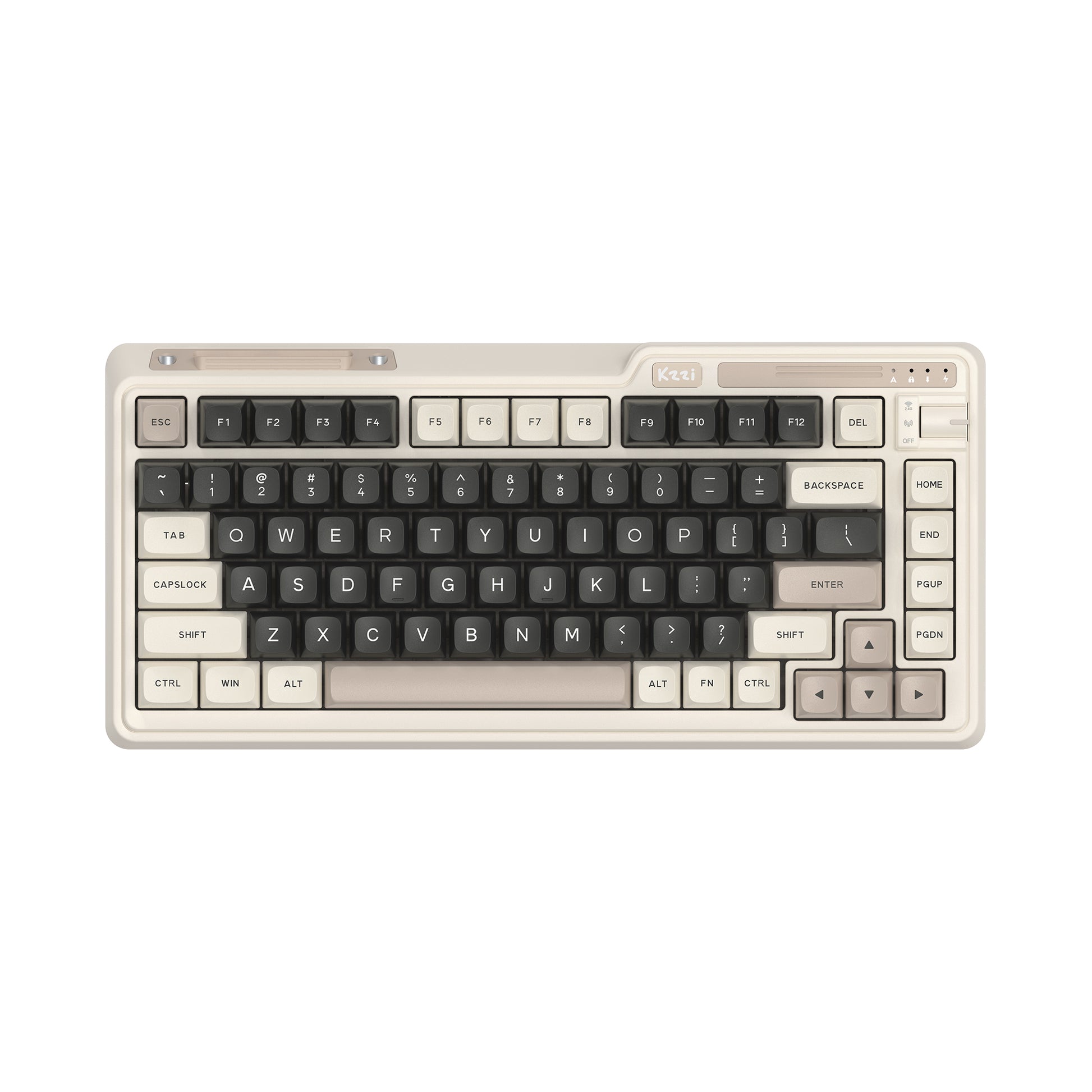 Kzzi k75 khaki mechanical keyboard