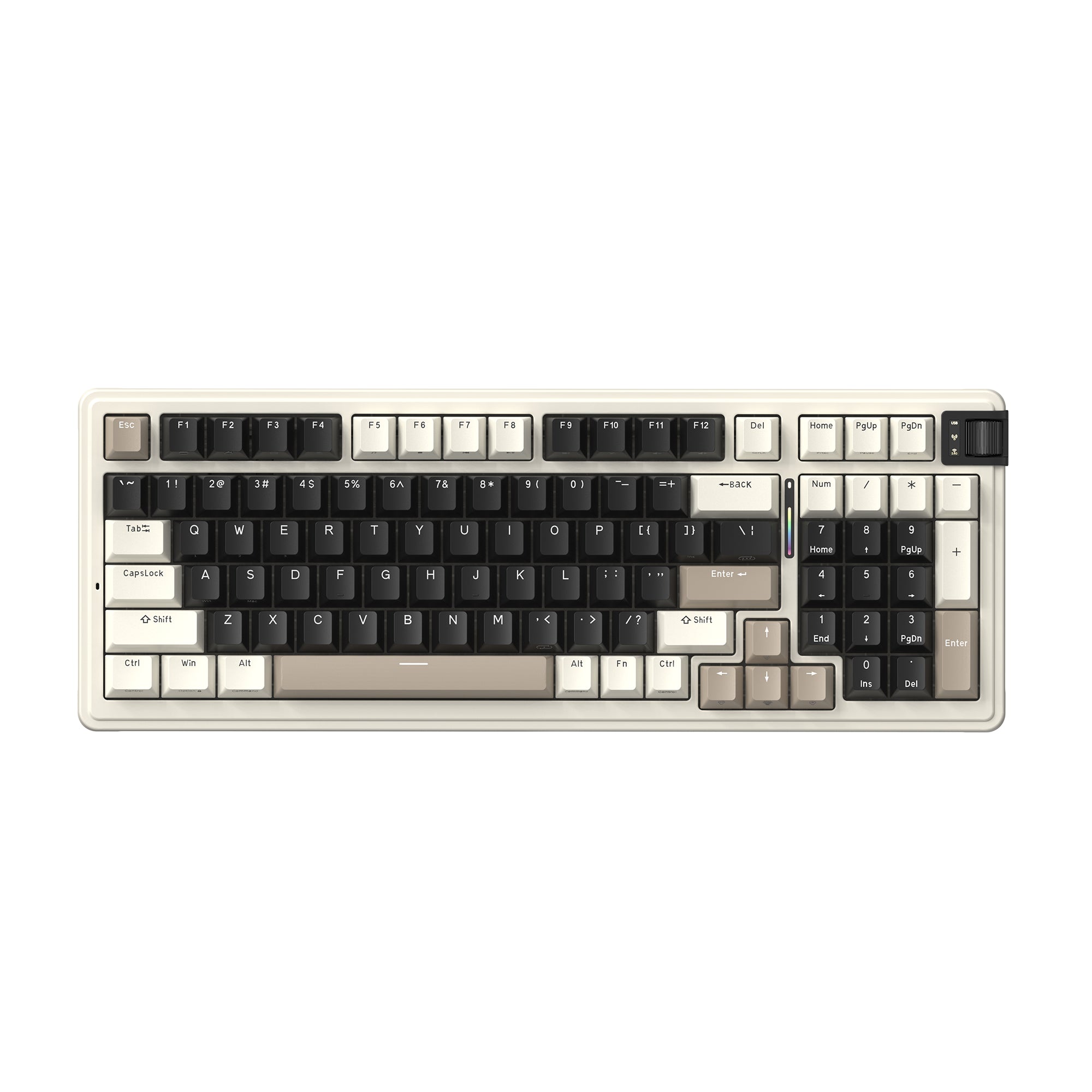 Kzzi k98 mehcanical keyboard khaki