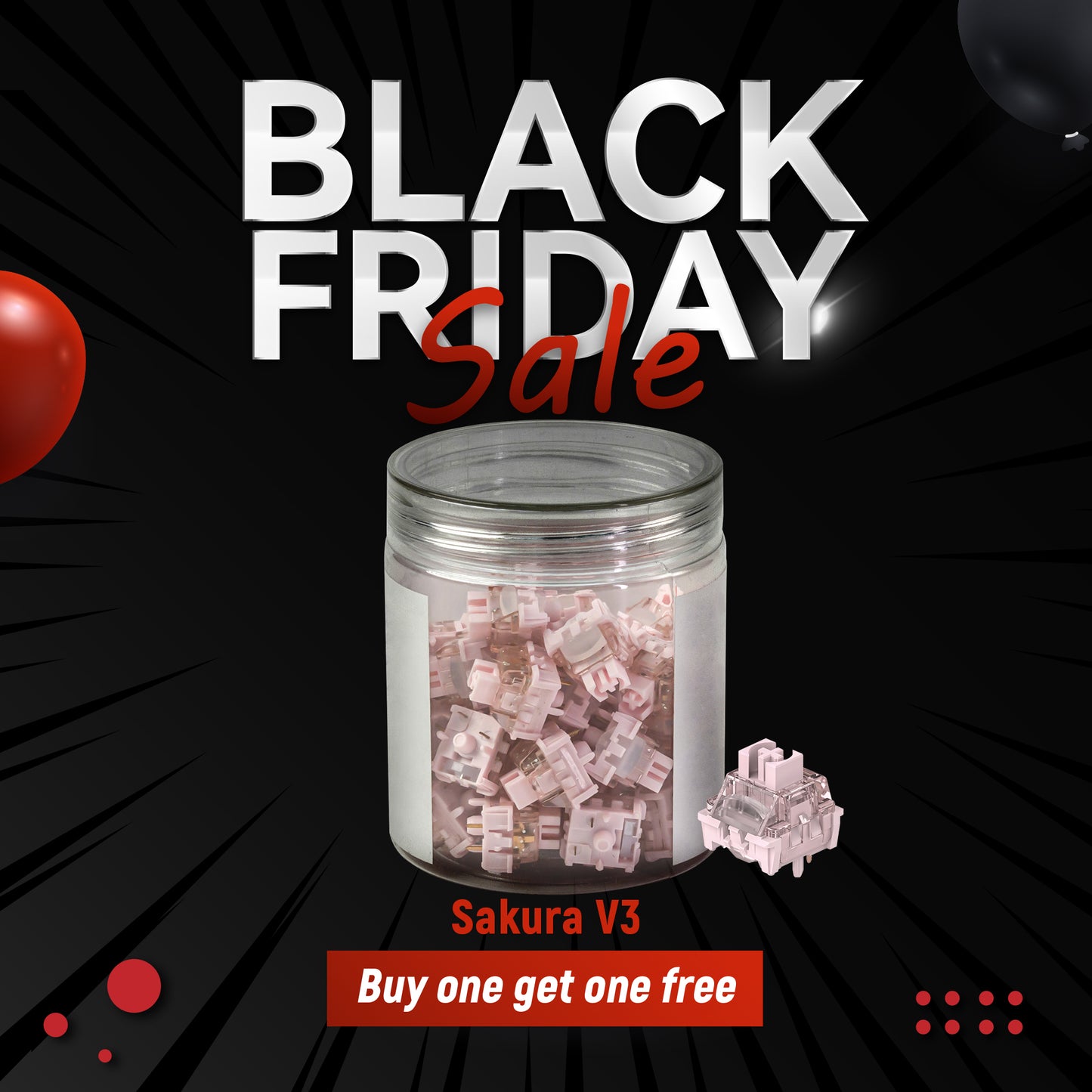 Kzzi Sakura V3 Silent Switch