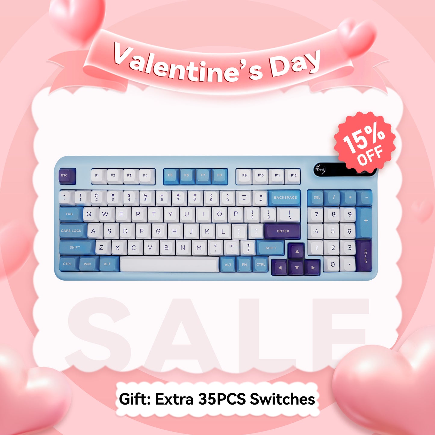 KZZI Z98v2 Mechanical Keyboard for Win/MAC