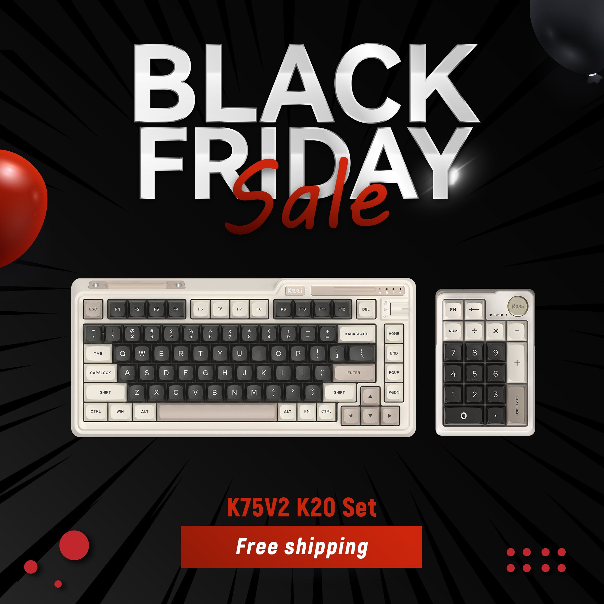 K75v2 K20 keyboard Set-Free Shipping