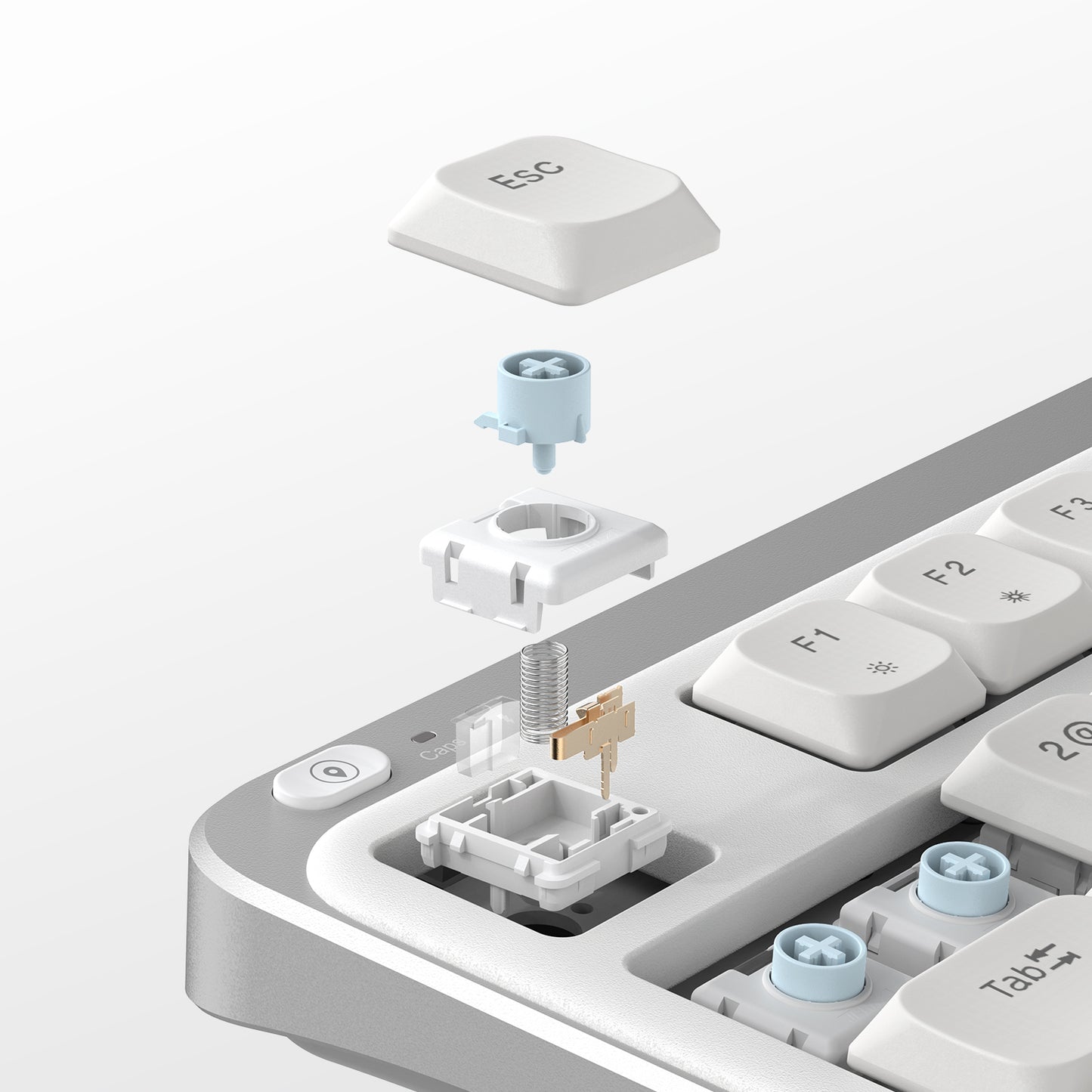 kzzi-white-snow-linear-low-profile-switch