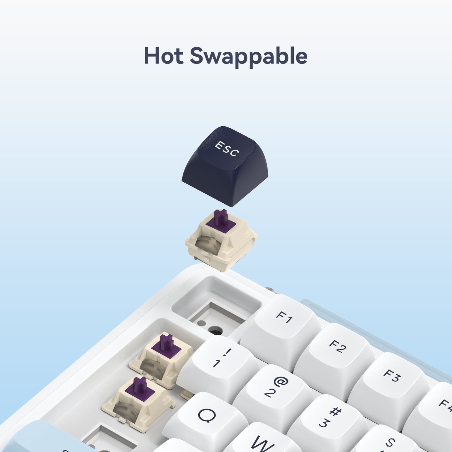 kzzi K75v2 hot swap office keyboard