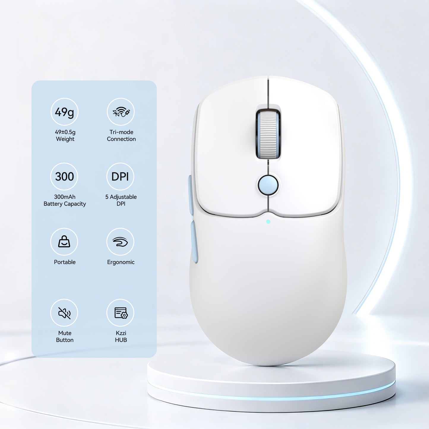 kzzi Z1mini portable keyboard mouse