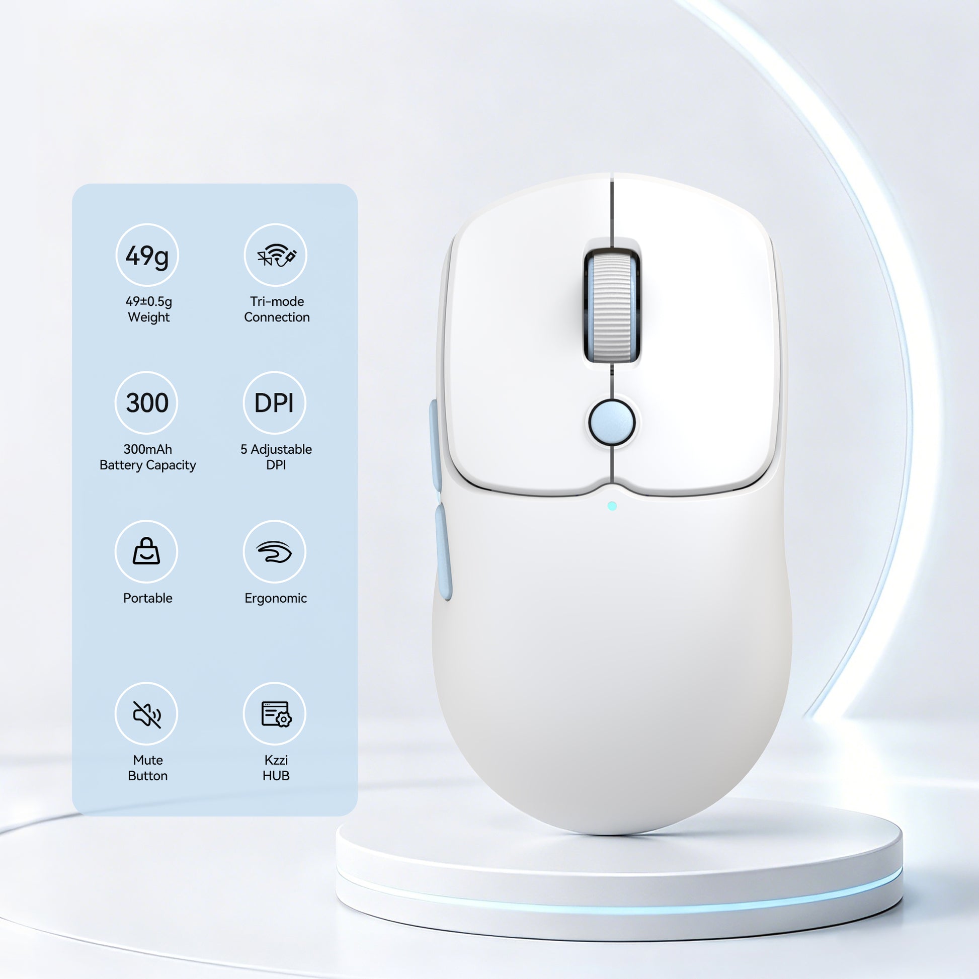 kzzi Z1mini portable keyboard mouse