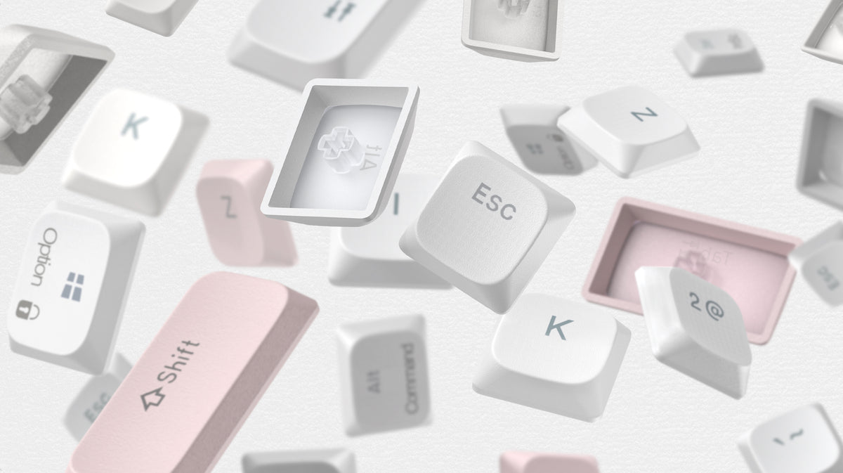 kzzi i75v2 low profile shine through keycap