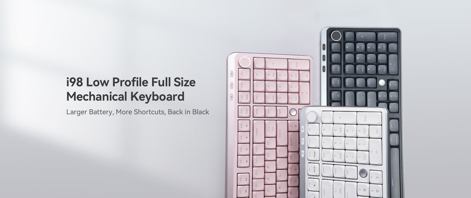kzzi i98 full size low profile keyboard
