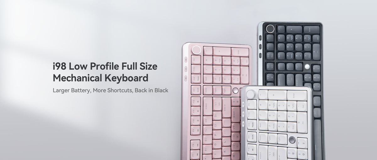 kzzi i98 full size low profile keyboard