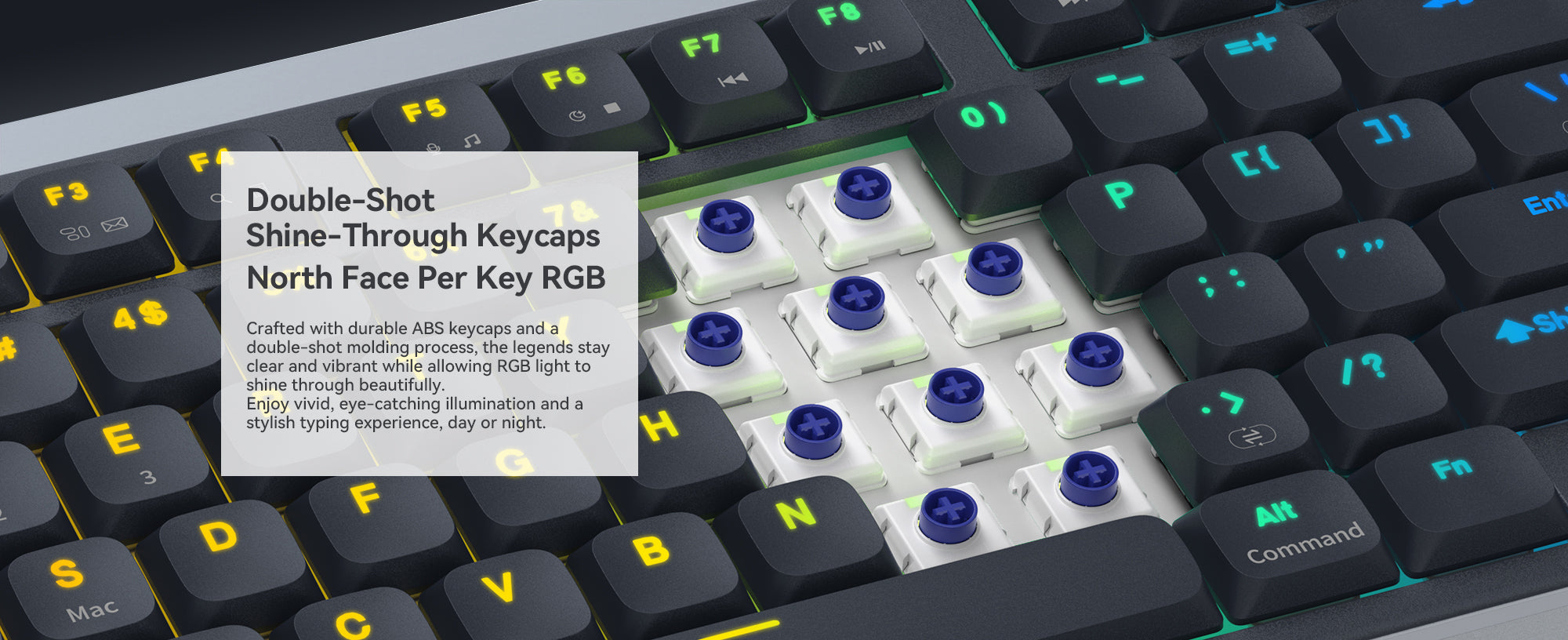 kzzi i98 hot swappable low profile keyboard