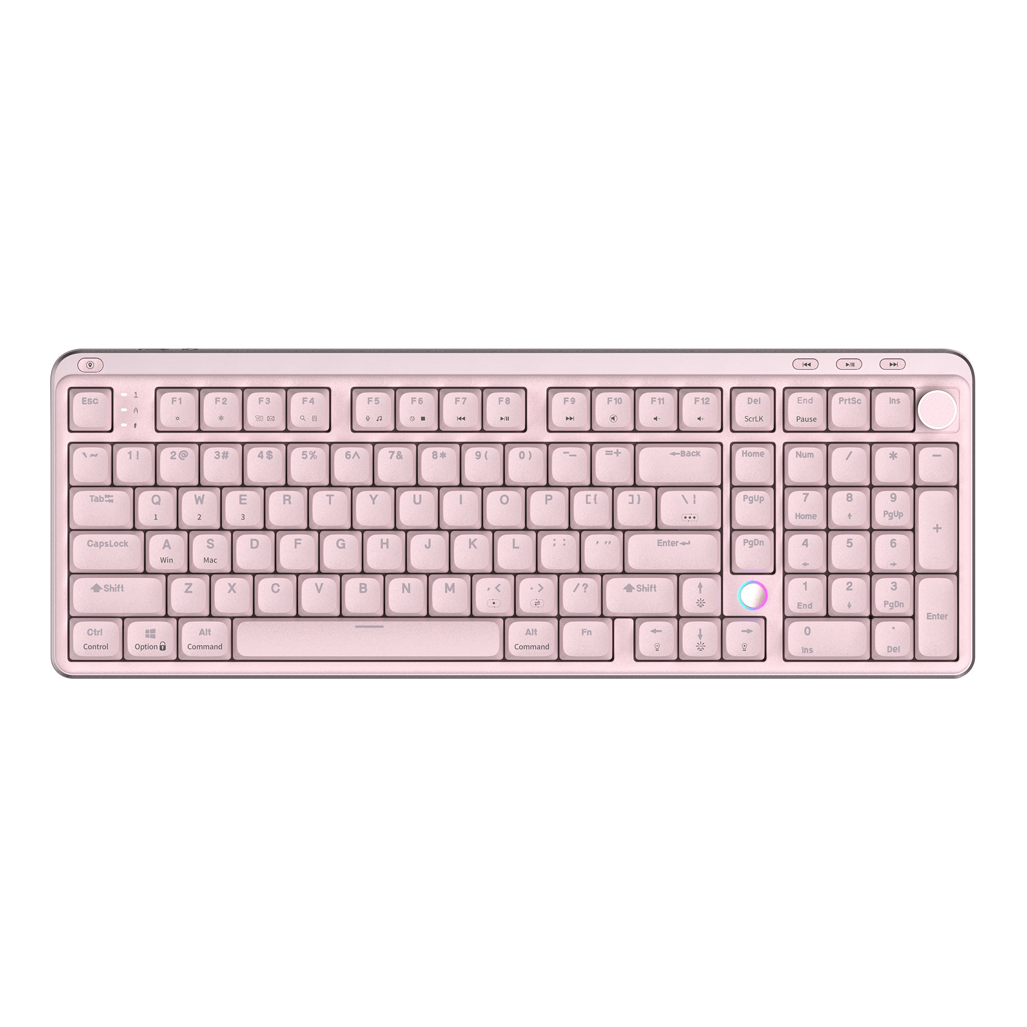kzzi i98 pink low profile keyboard
