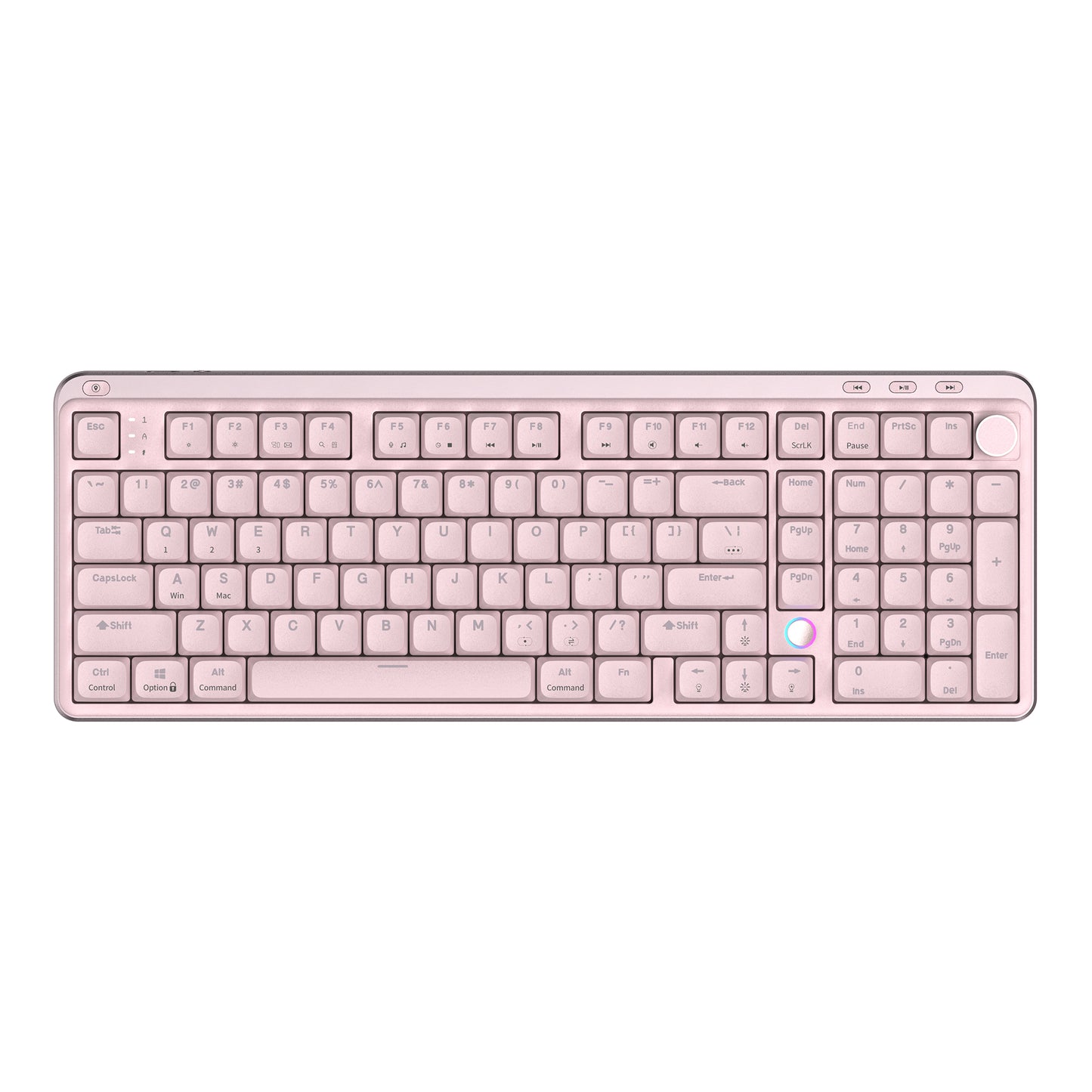 kzzi i98 pink low profile keyboard