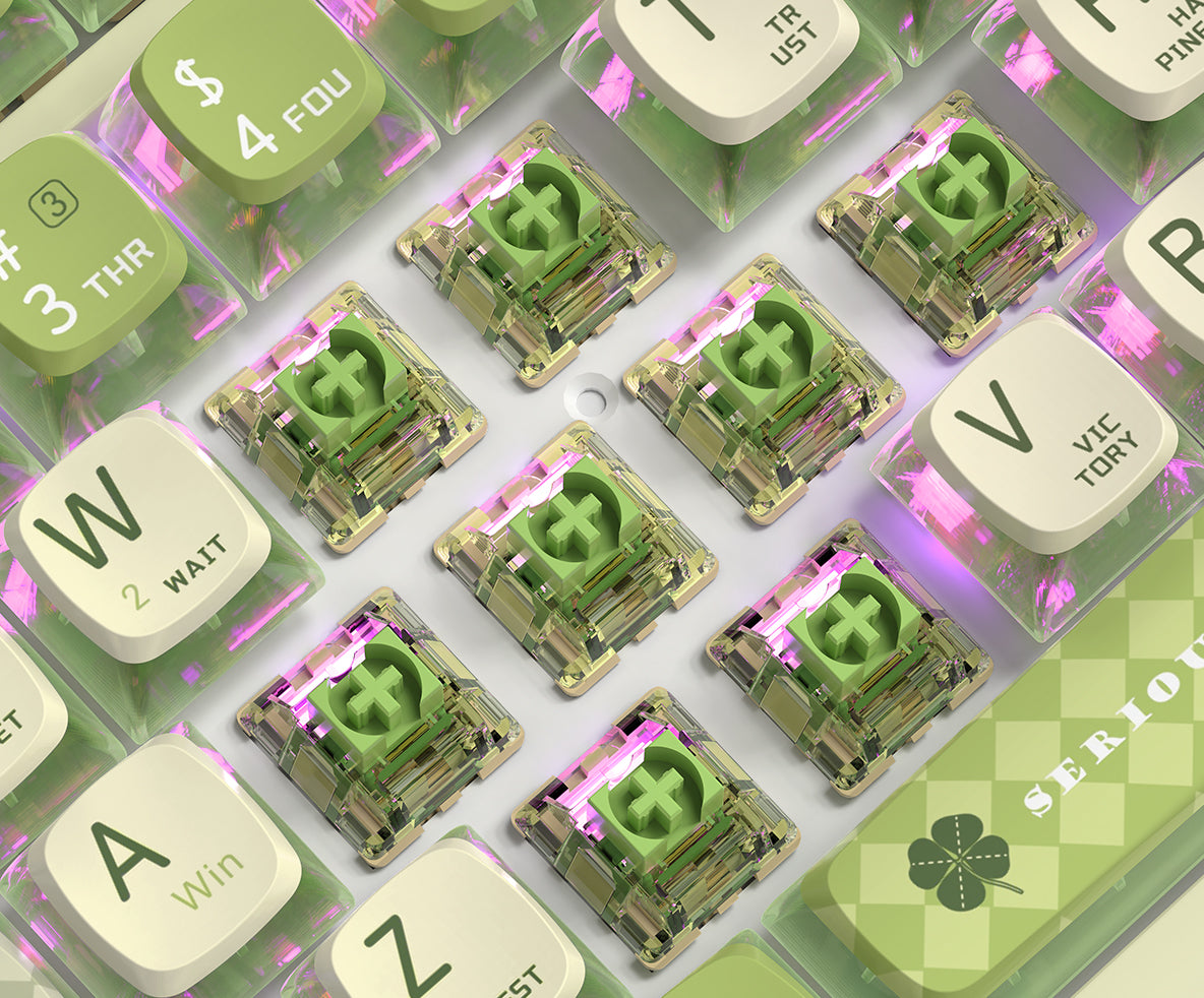 kzzi k75dazzling hot swap mechanical keyboard