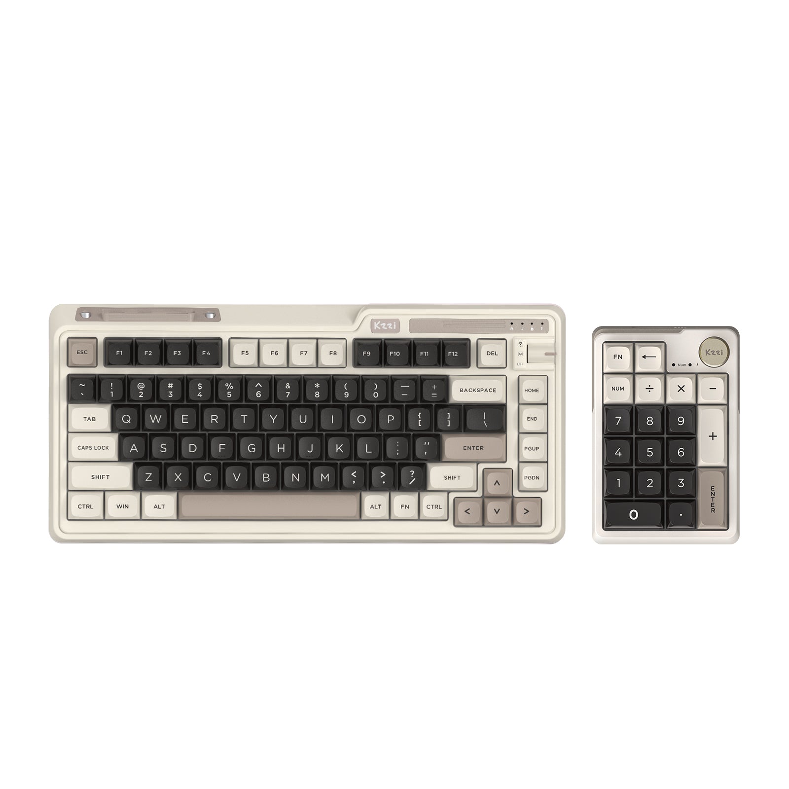 kzzi k75lite K20 grey keyboard set silent switch
