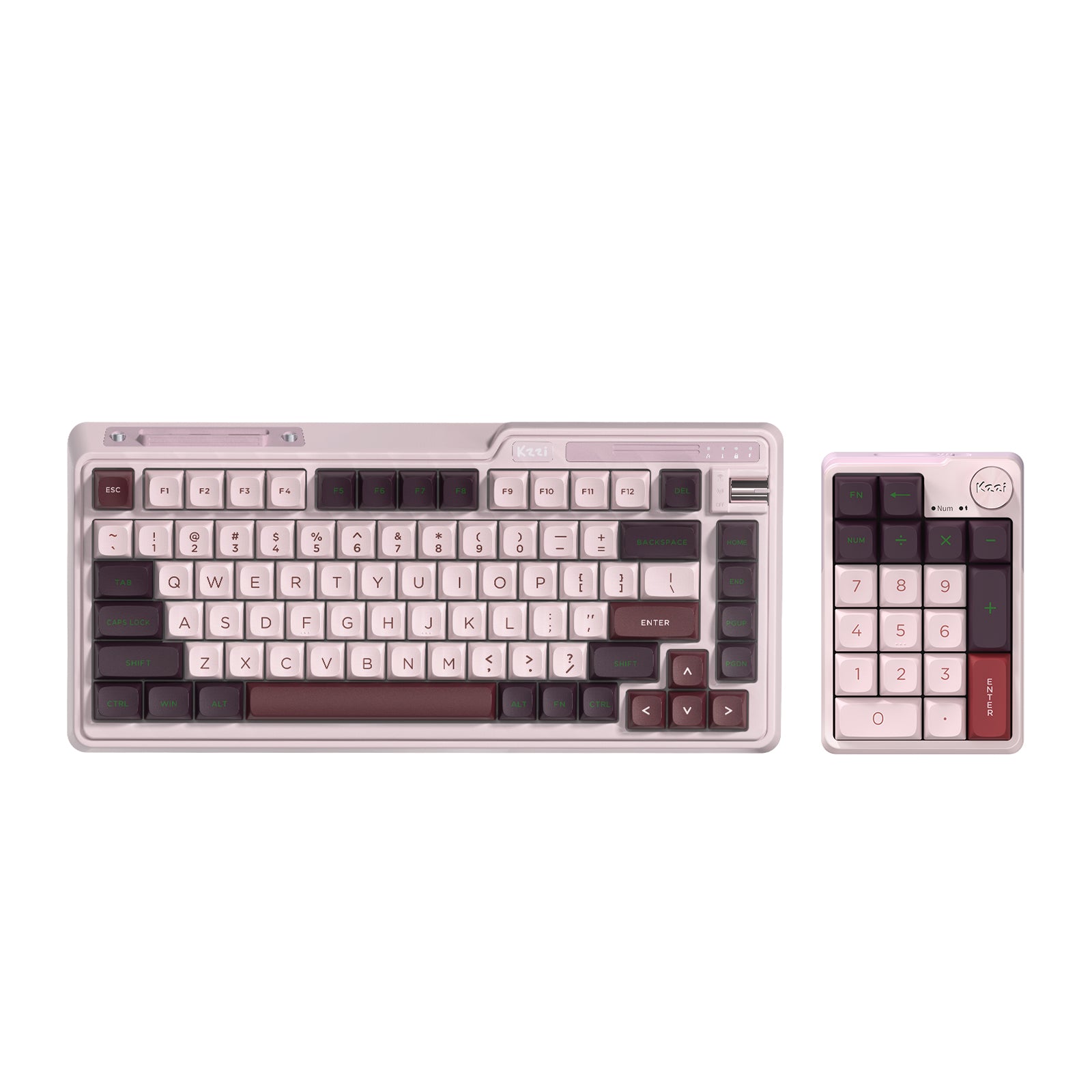kzzi k75lite K20 purple keyboard set