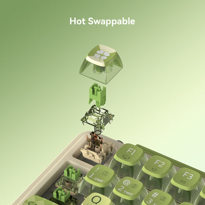 Kzzi k75pro hot swappable mechanical keyboard