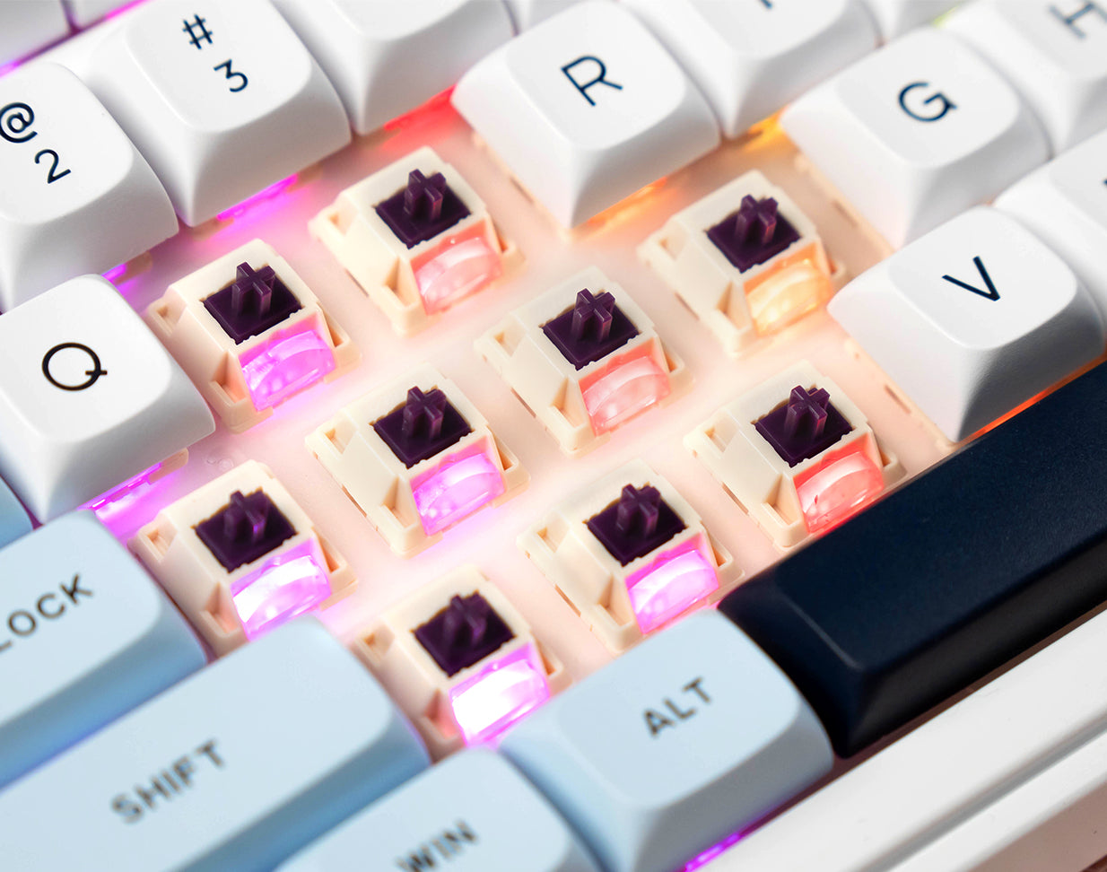 kzzi k75v2 rgb mechanical keyboard 75 percent