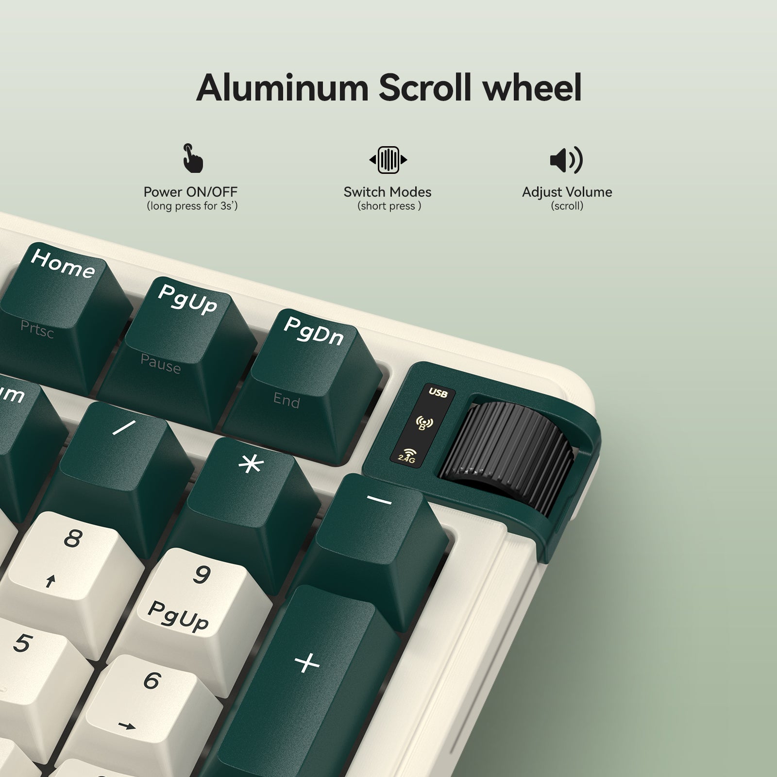 kzzi k98v2 keyboard with knob